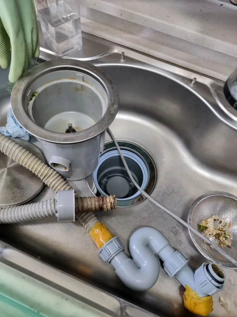 싱크대 배수구 교체 11